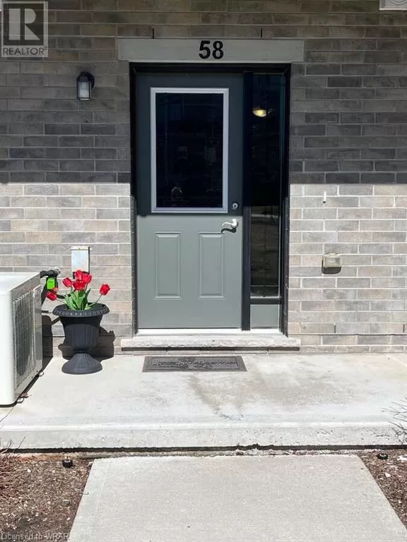 Row / Townhouse for rent: 107 Westra Drive Unit# 58, Guelph, Ontario N1K 0A5