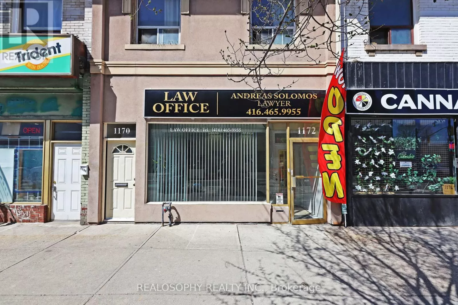Residential Commercial Mix for rent: 1170 Danforth Avenue, Toronto, Ontario M4J 1M3
