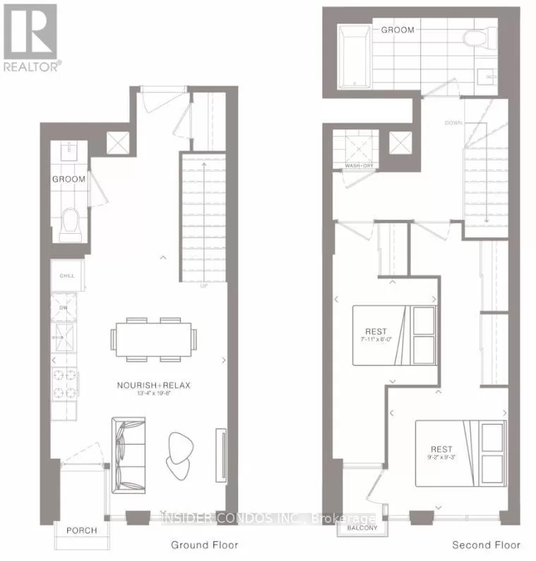 Row / Townhouse for rent: #124 -251 Manitoba St, Toronto, Ontario M8Y 0C7