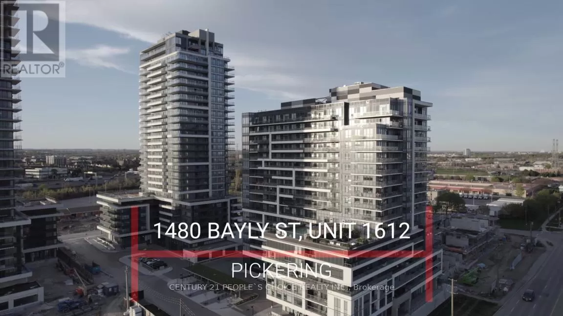 Apartment for rent: 1612 - 1480 Bayly Street, Pickering, Ontario L1W 0C2