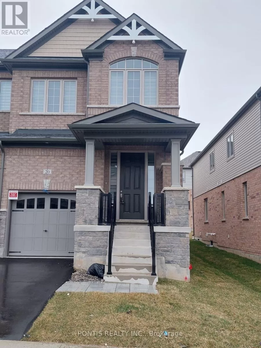 Row / Townhouse for rent: 20 Roywood Street, Kitchener, Ontario N2R 0S5