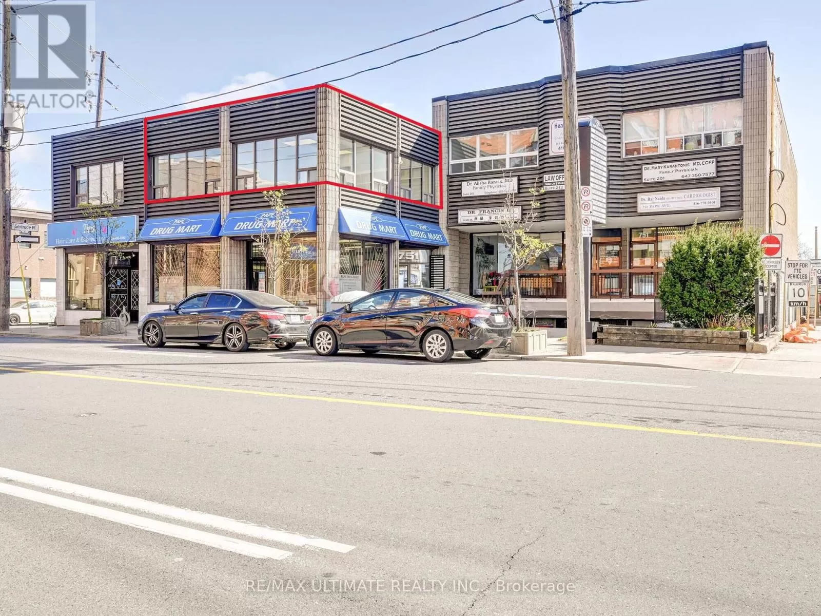 Offices for rent: 211 - 757 Pape Avenue, Toronto, Ontario M3K 3T1