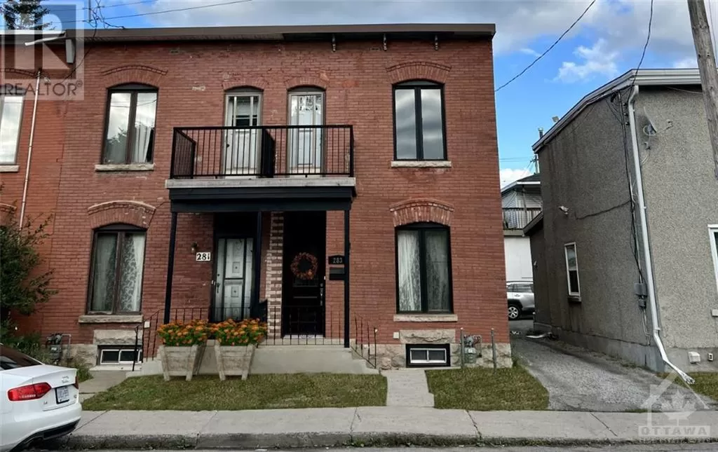 Row / Townhouse for rent: 283 Cambridge Street N, Ottawa, Ontario K1R 7B1