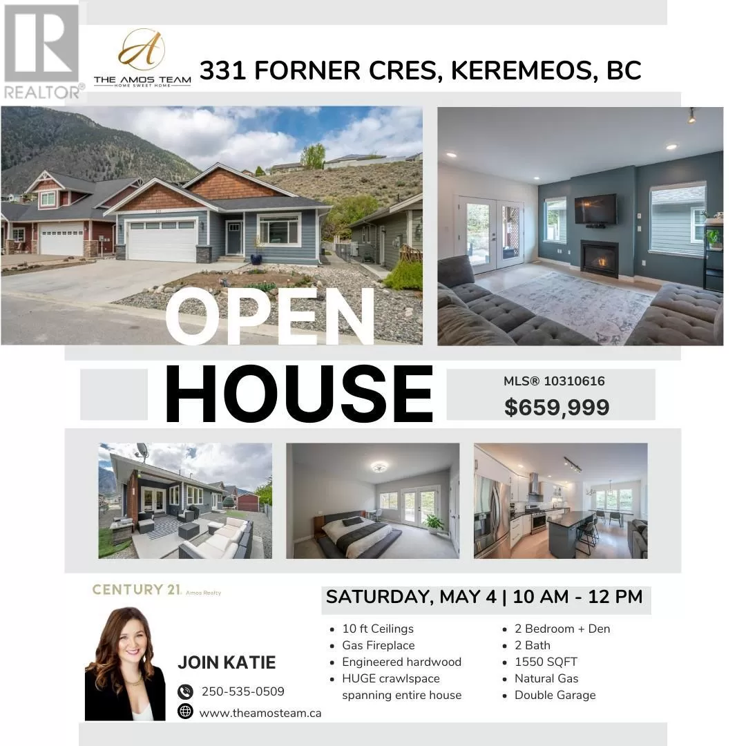 House for rent: 331 Forner Crescent, Keremeos, British Columbia V0X 1N3