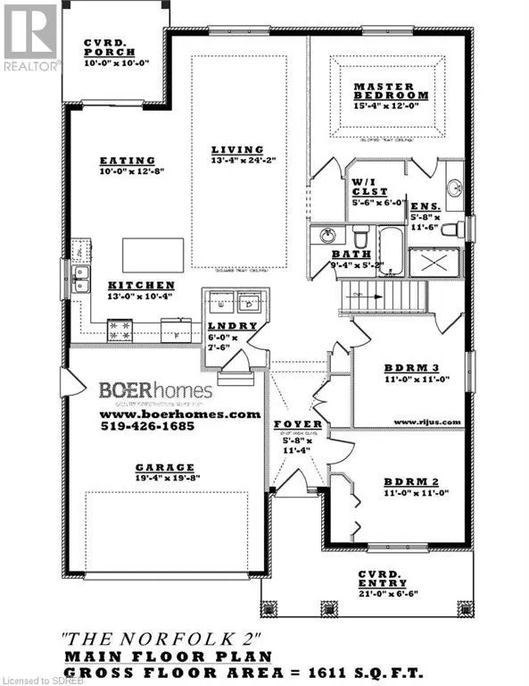 House for rent: 42 Duchess Drive, Delhi, Ontario N4B 0B3