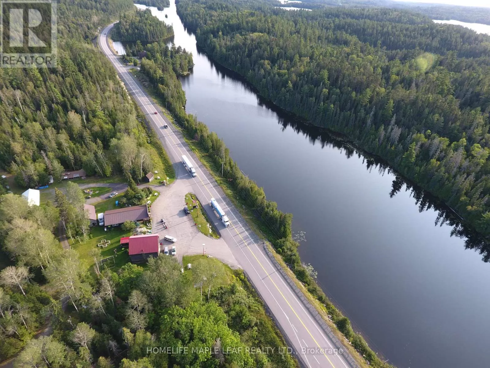 Residential Commercial Mix for rent: 4825 Highway 11, Temagami, Ontario P0H 2H0