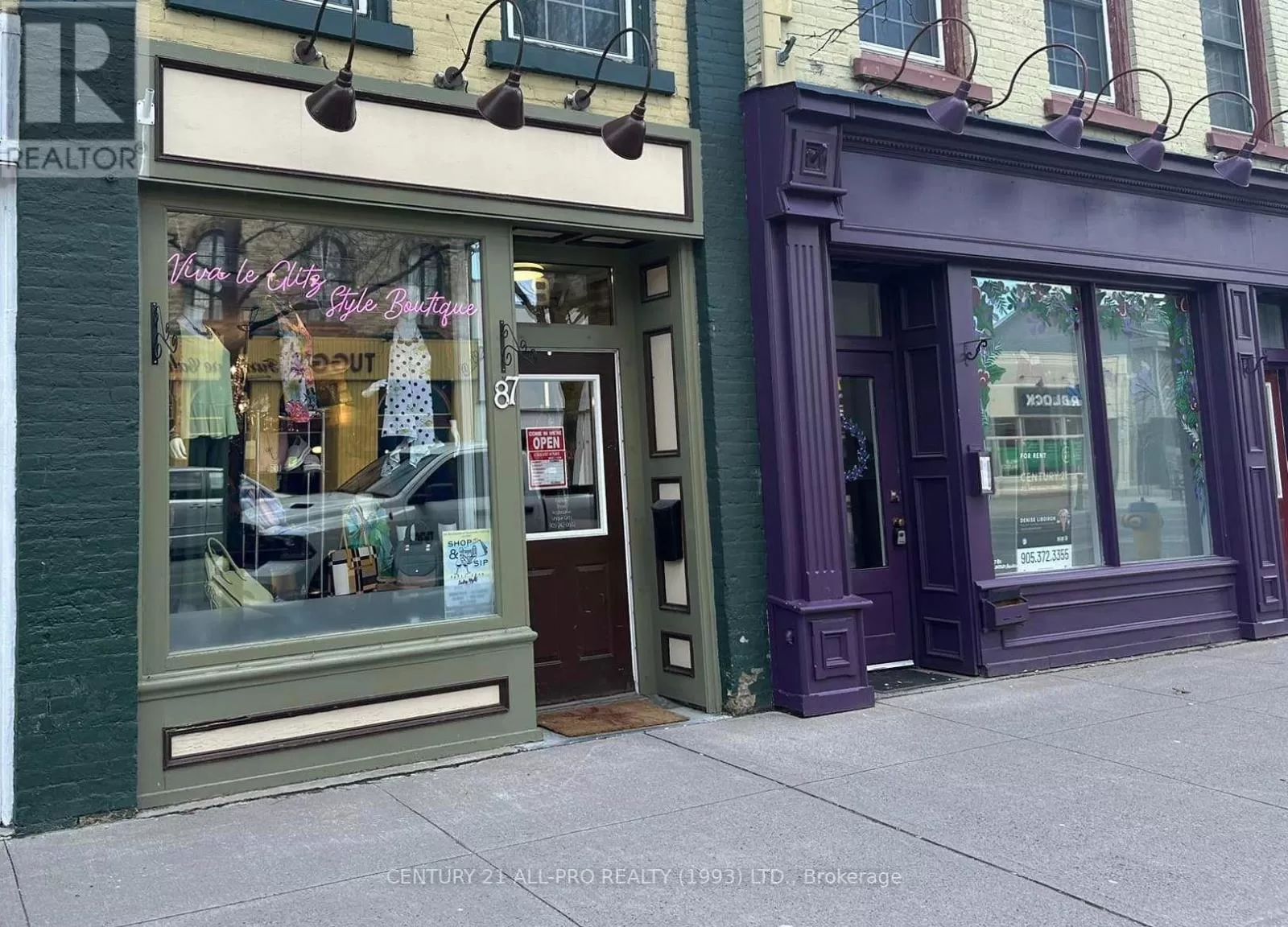Retail for rent: #7 -87 King St W, Cobourg, Ontario K9A 2M4