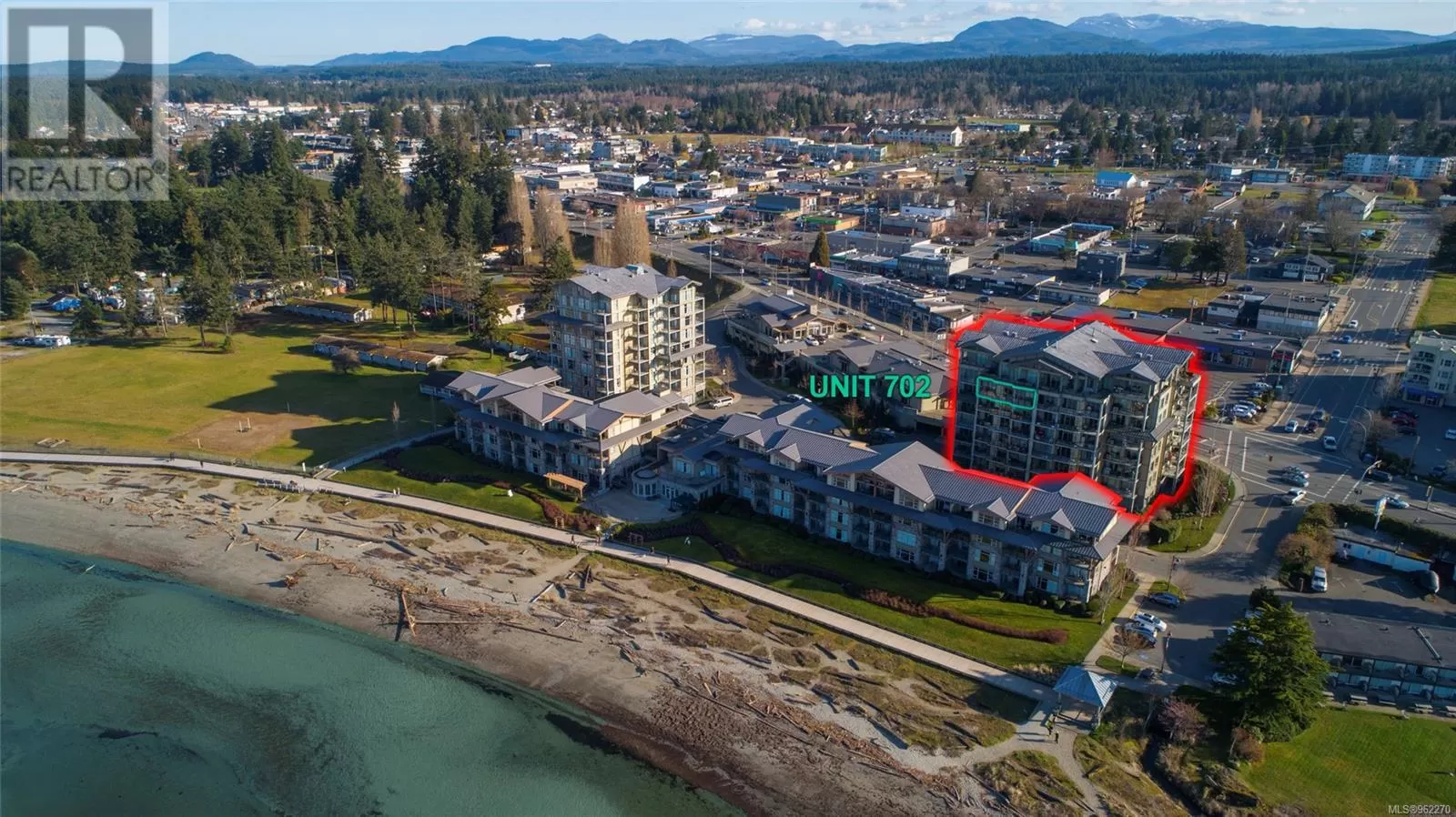 Apartment for rent: 702 194 Beachside Dr, Parksville, British Columbia V9P 0B1