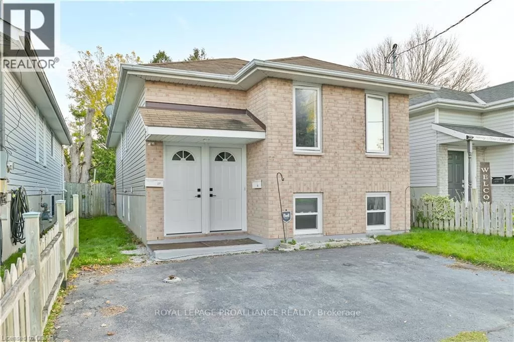 Duplex for rent: #b -27 Metcalfe St, Quinte West, Ontario K8V 6S9