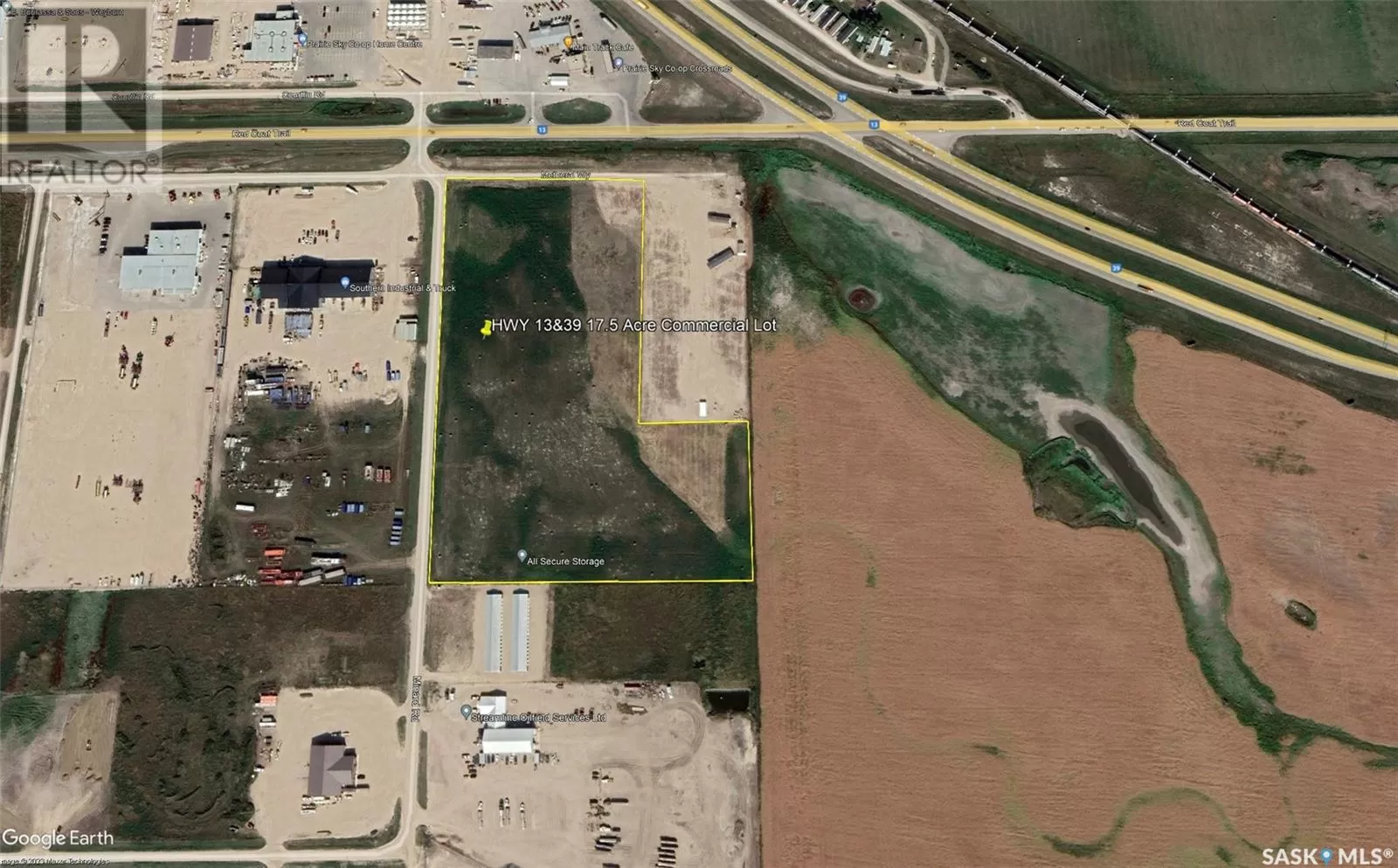 Unknown for rent: Hwy 13&39 17.58 Commercial Lot, Weyburn Rm No. 67, Saskatchewan S4H 0A3