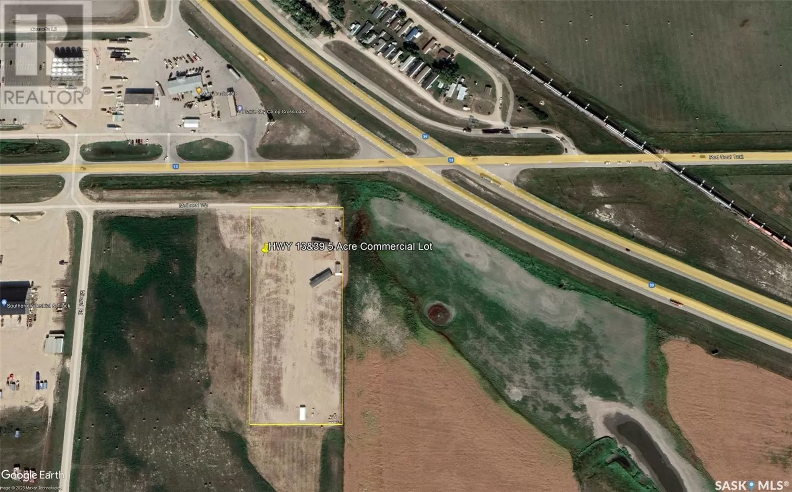Unknown for rent: Hwy 39&13 5 Acre Commercial Lot, Weyburn Rm No. 67, Saskatchewan S4H 0A3