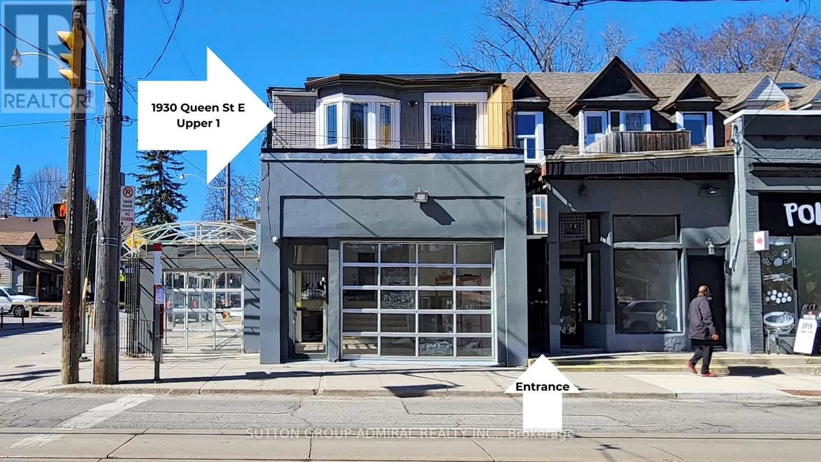 Other for rent: Upper 1 - 1930 Queen Street E, Toronto, Ontario M4L 1H6