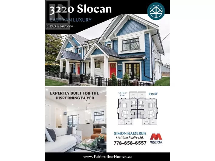 1 3220 SLOCAN STREET, Vancouver