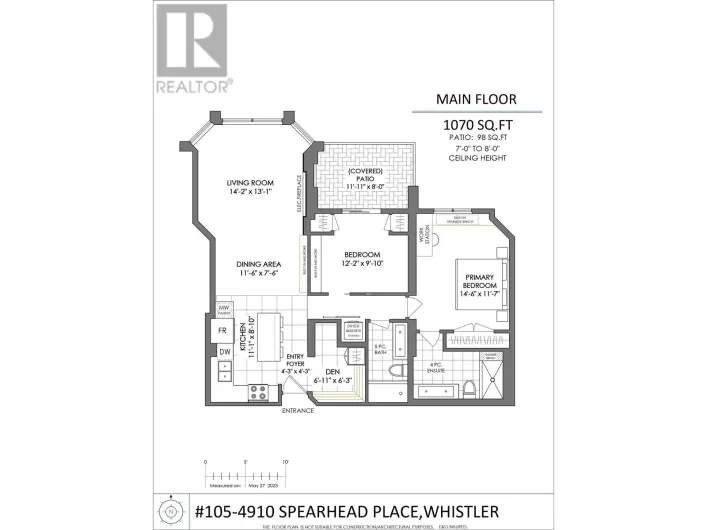 105 4910 SPEARHEAD PLACE, Whistler
