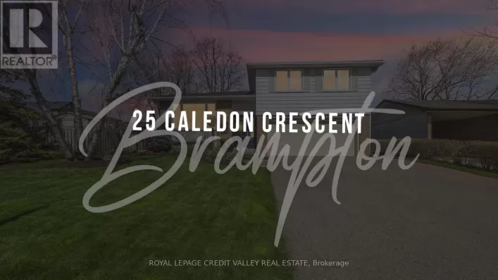 25 CALEDON CRES, Brampton
