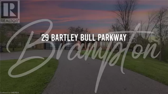 29 BARTLEY BULL Parkway, Brampton