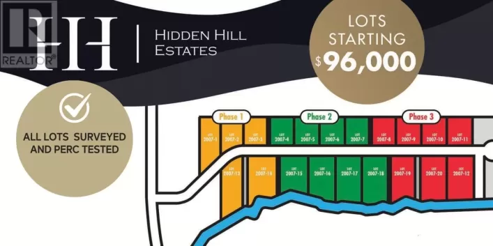 Lot 1 Hidden Hill Drive|Hidden Hill Estates, Blooming Point